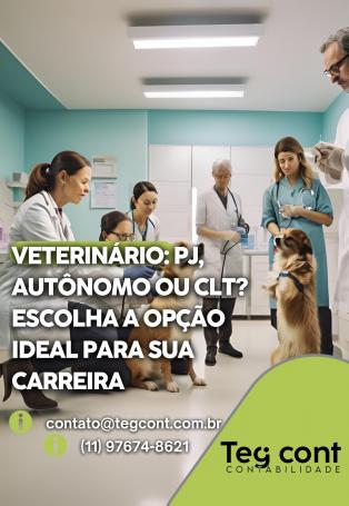 Veterinário: PJ, Autônomo ou CLT? Escolha a Opção Ideal para Sua Carreira